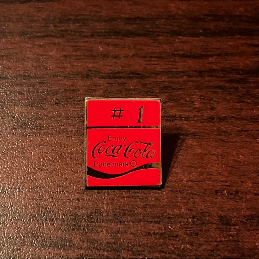 Vintage Enjoy Coca-Cola‎ Coke #1 Lapel Hat Pin